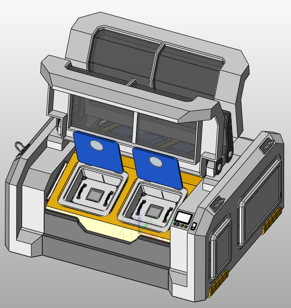 Moon Movers月球移动器3D数模图纸 STEP格式